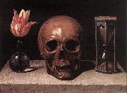 CERUTI, Giacomo Still-Life with a Skull  jg Germany oil painting artist